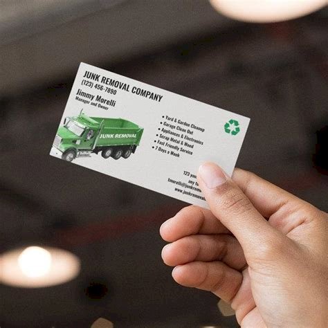 10 Creative Junk Removal Business Card Ideas That Get You Noticed